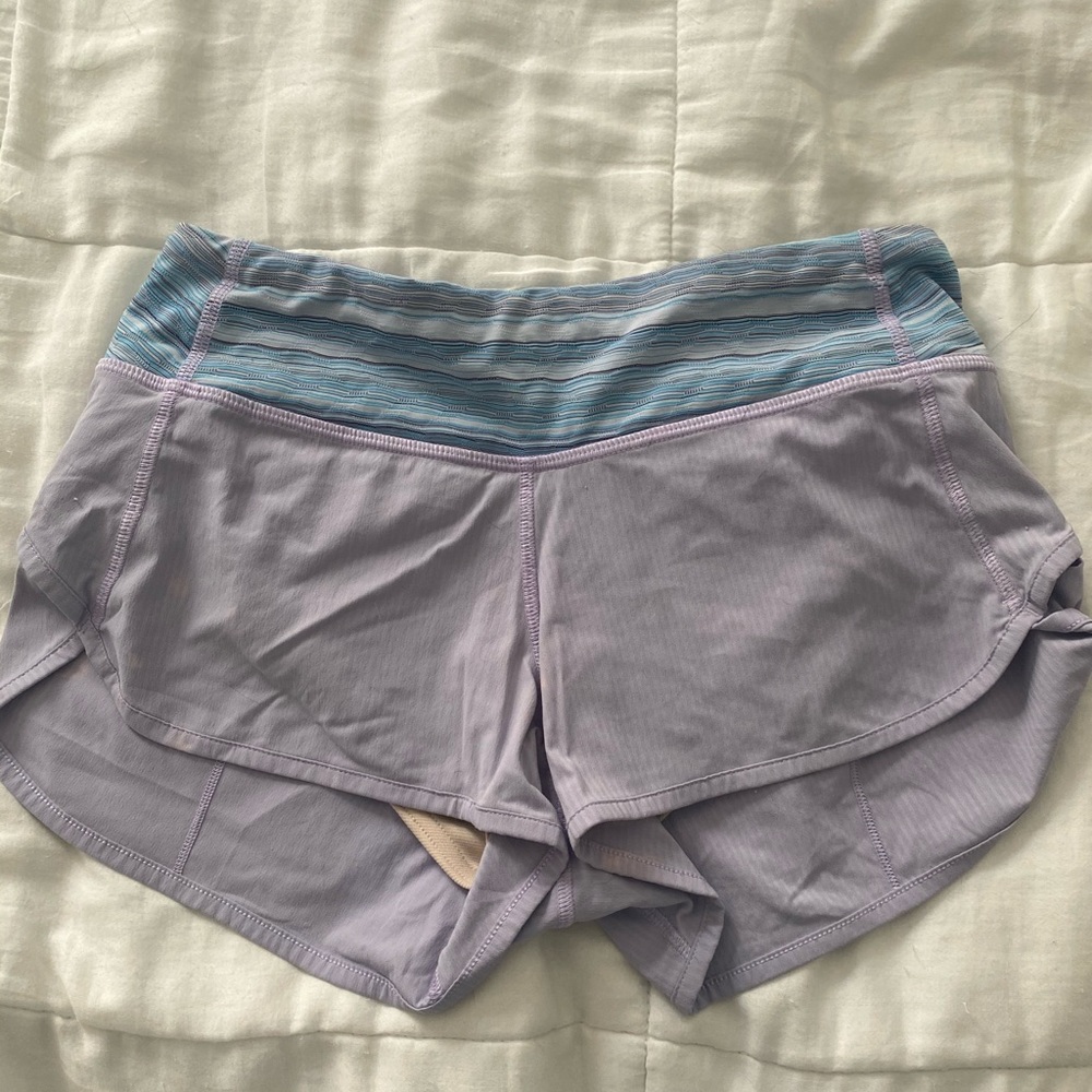 Lulu lemon purple athletic shorts